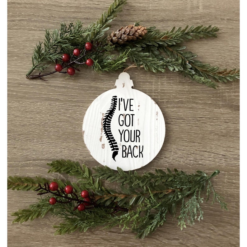 Chiropractor Christmas Ornament Etsy