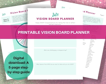 2023 Vision Board Planner