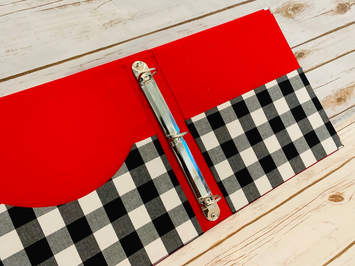 3 Ring Binder With Clipboard Ring Binder Portfolio 3ring Etsy