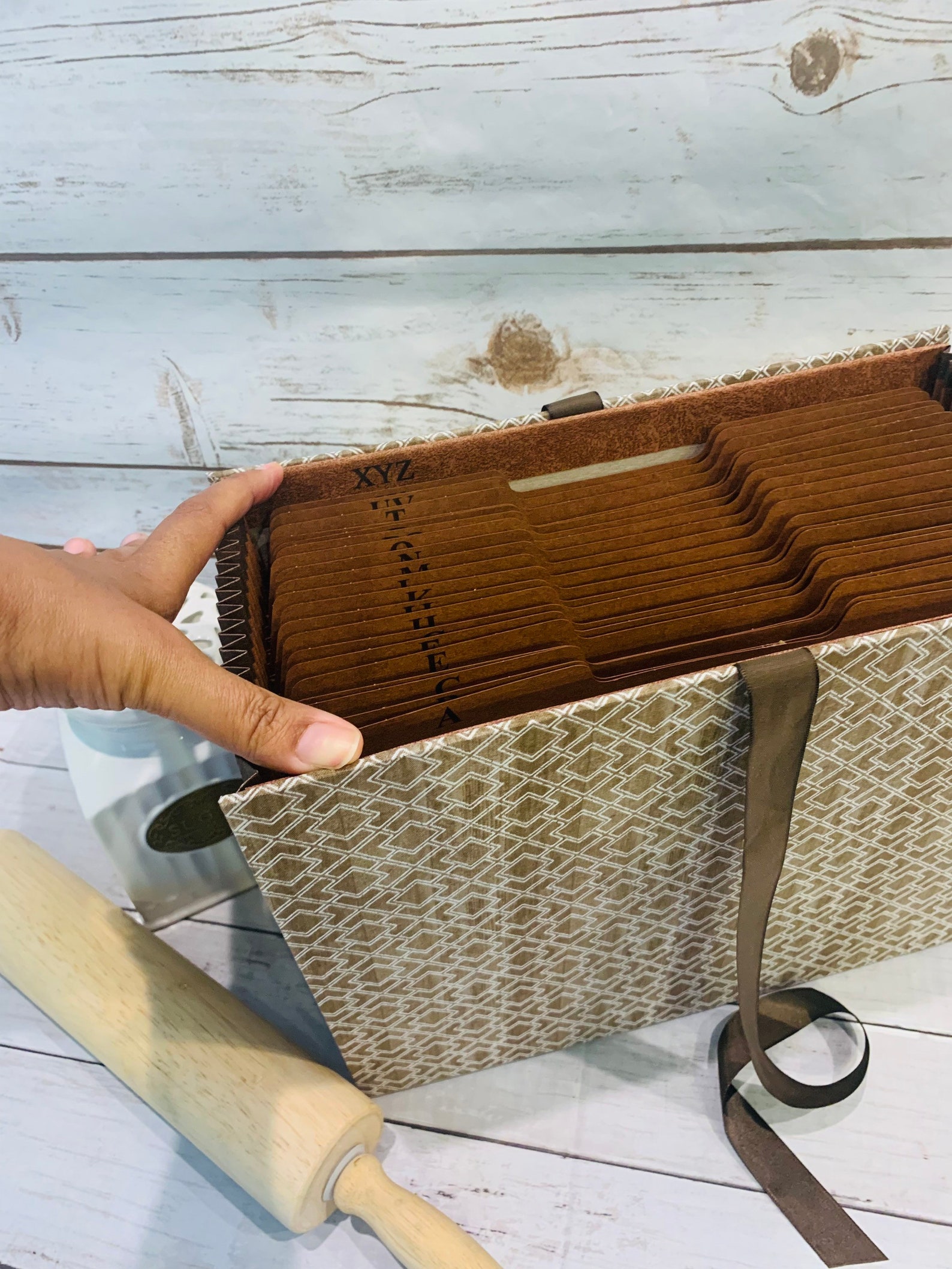 Recipes Accordion Folder Expandable Accordion Recipe File Etsy