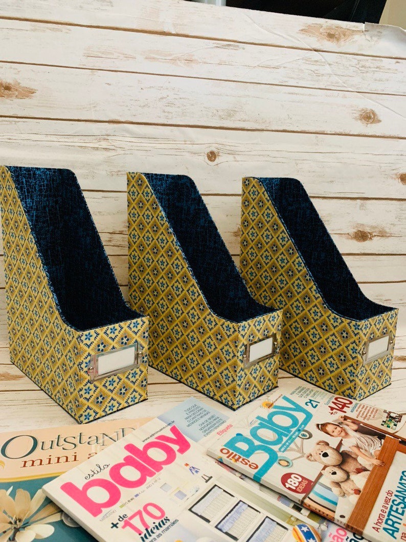 Magazine File Holder Magazine Holder File Holder Desk Etsy