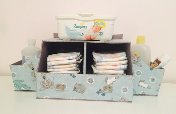 dresser top diaper organizer