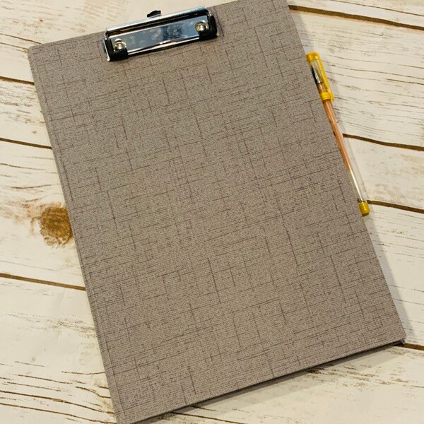 Padfolio With Clip Etsy