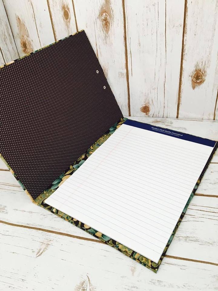 Padfolio Clipboard With Memo Pad Clipboard Padfolio Padfolio Etsy