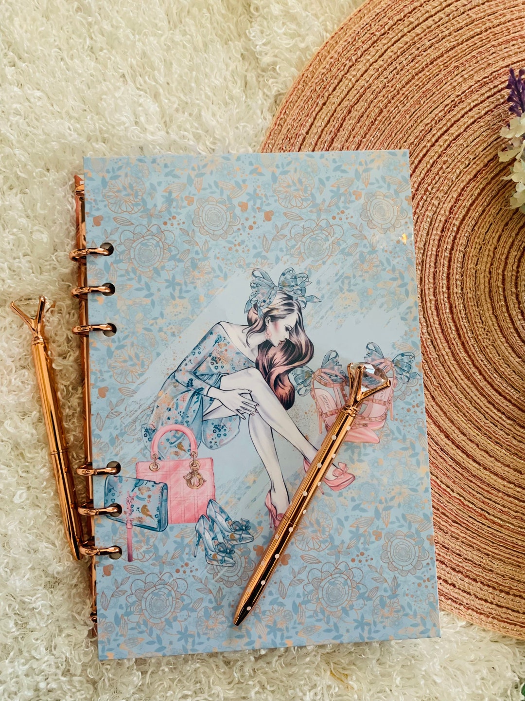 A5 Planner Binder, 6 Ring A5 Binder, 6 Ring Binder, A5 Journal Binder