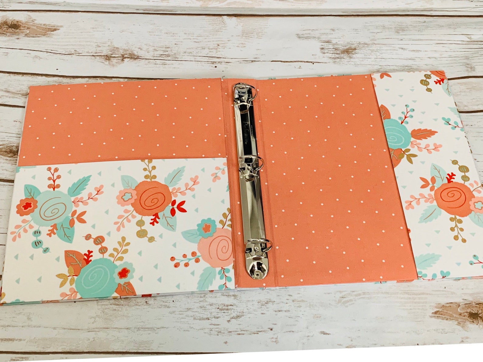 Ring Binder Portfolio 3ring Binder Floral Binder 3 Ring Etsy