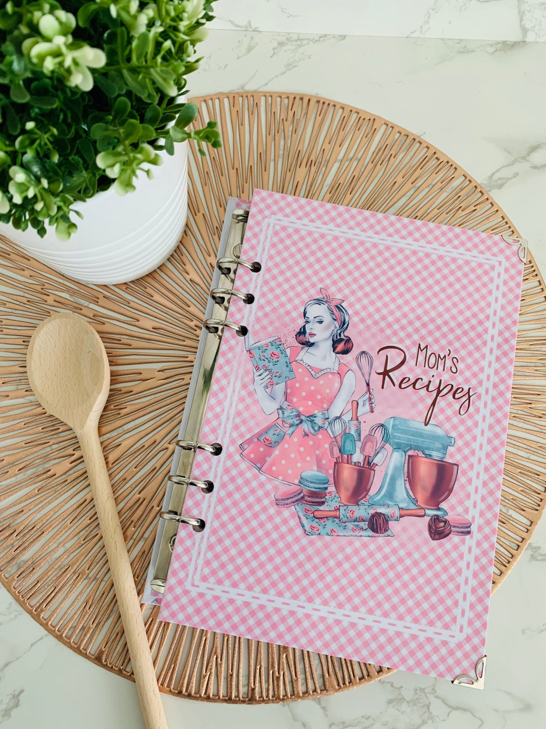 Recipe Book, A5 Recipes Binder, 6 Ring A5 Binder, 6 Ring Binder, Recipe