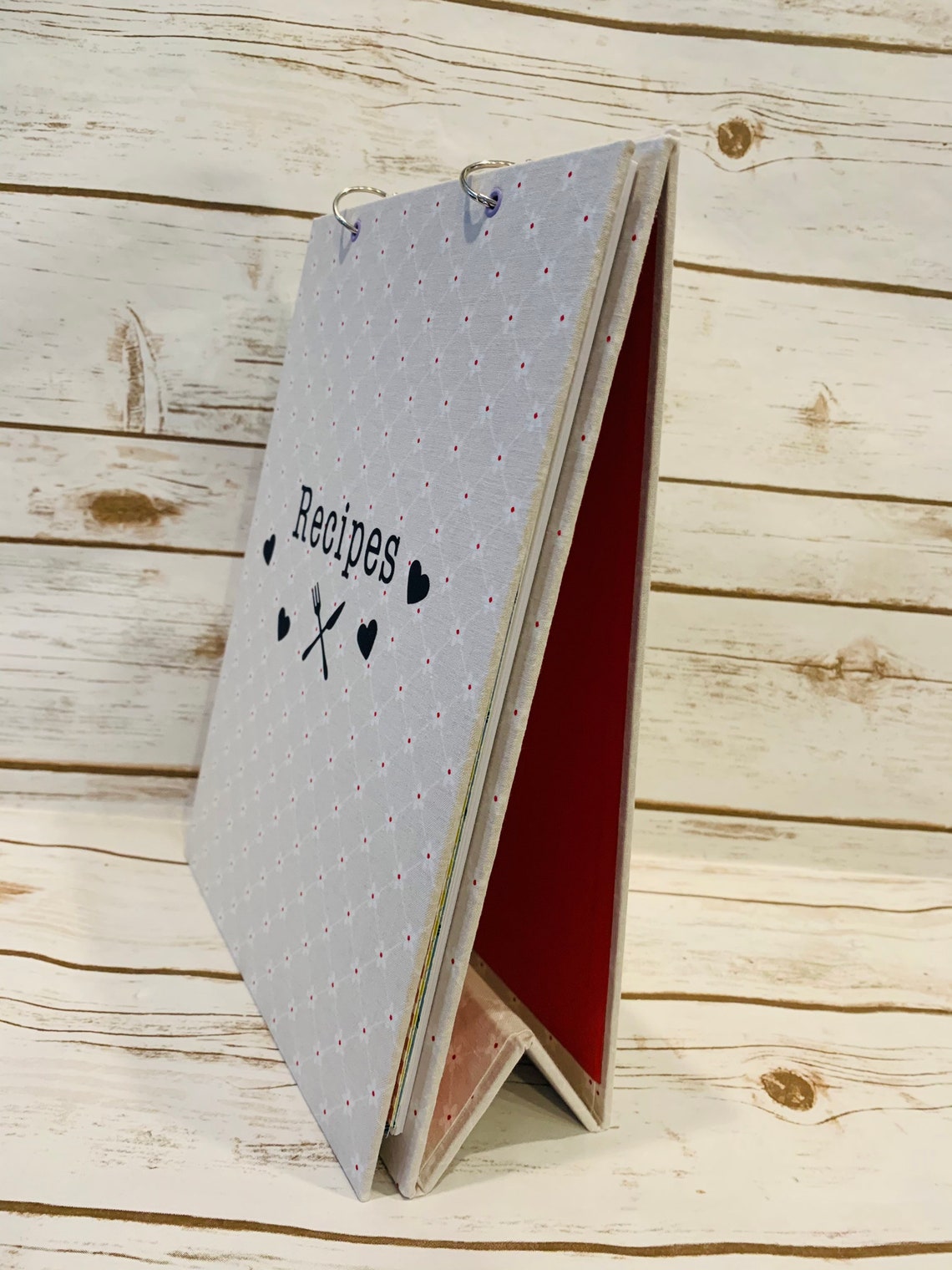 Vertical Recipe Keeper Recipe Flip Stand Recipe Stand Up Etsy