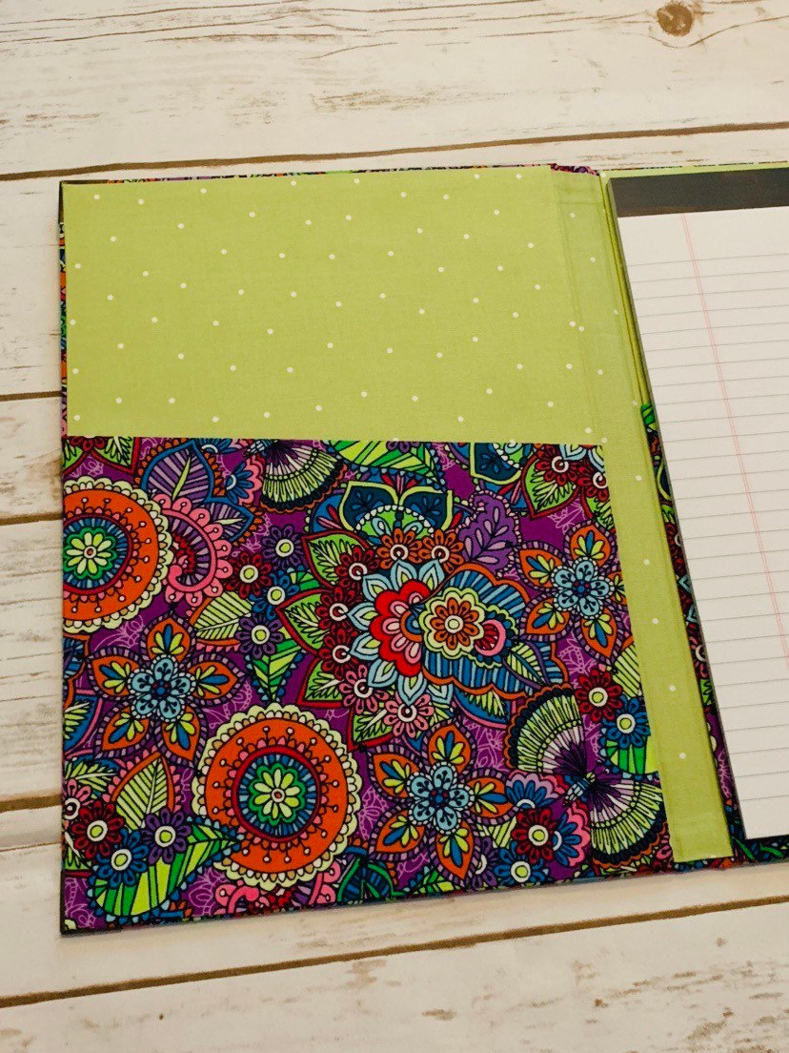 Padfolio Clipboard With Memo Pad Clipboard Padfolio Padfolio Etsy
