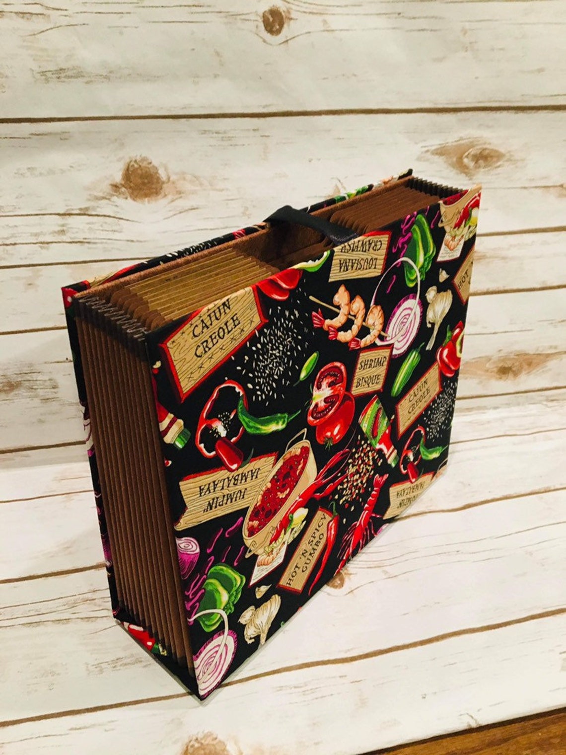 Recipes Accordion Folder Expandable Accordion Recipe File Etsy