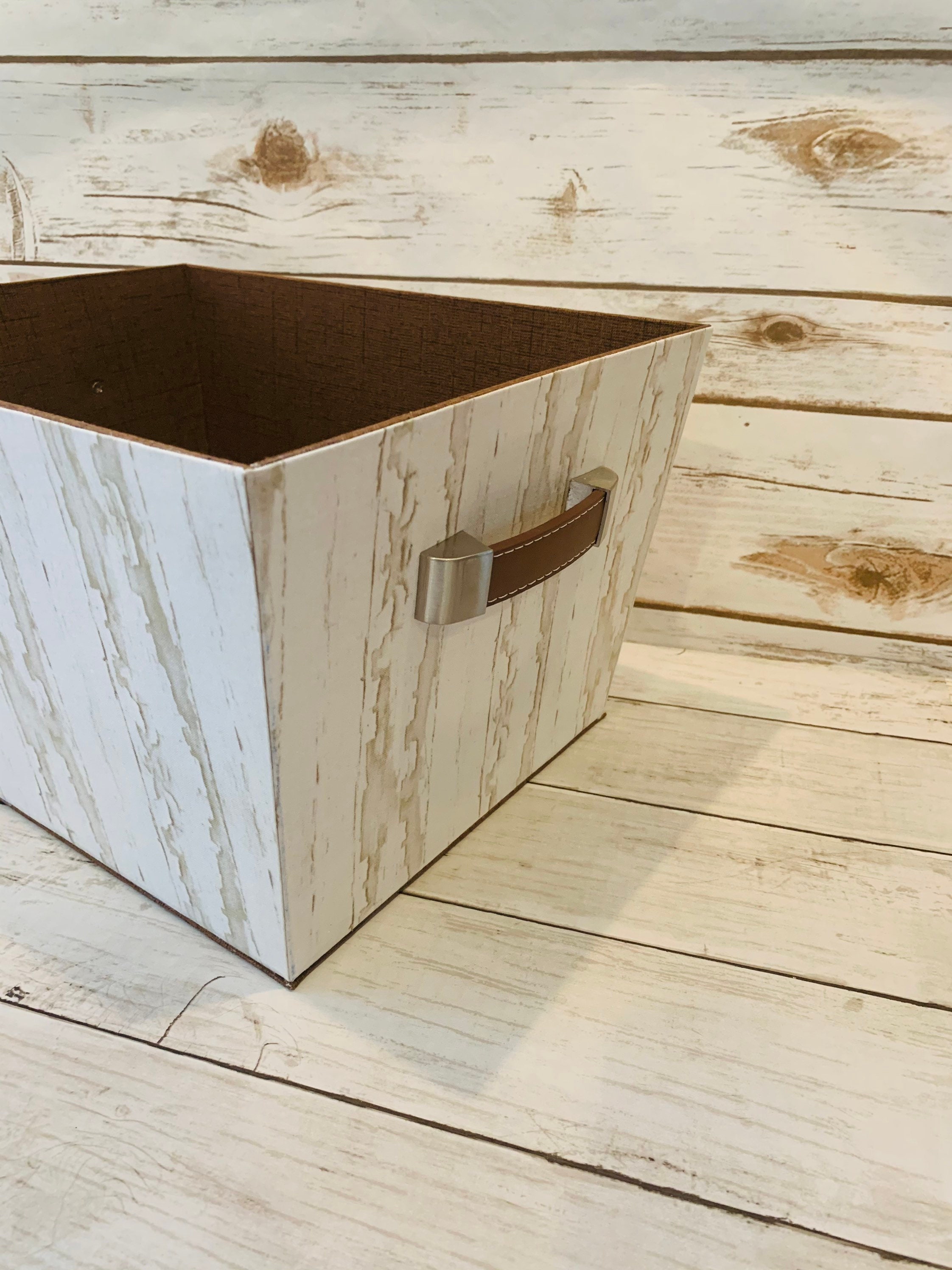 Papeleras cesta de almacenamiento papeleras para el hogar | Etsy