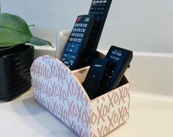 Remote Control Holder, Remote Control Organizer, Remote Control Caddy, Home Decor, Organizer