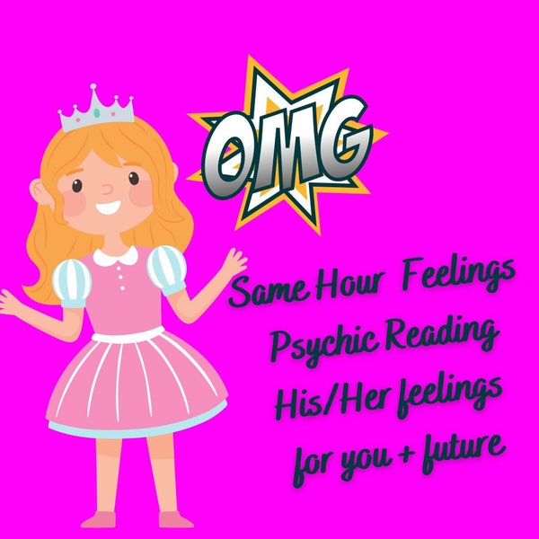 Same Hour Same Day  Psychic  Love Reading - Does my soul mate, lover or ex lover have feelings for me? Future together Included