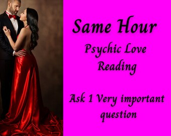 Same Hour Love Psychic Reading - Ask 1 Question