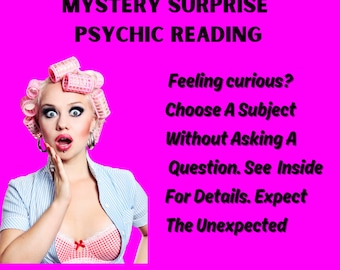 Mystery Surprise Psychic Reading - No Questions It is Whatever I channel - Receive Within 24 Hours - See inside for details -Min. 100 Words