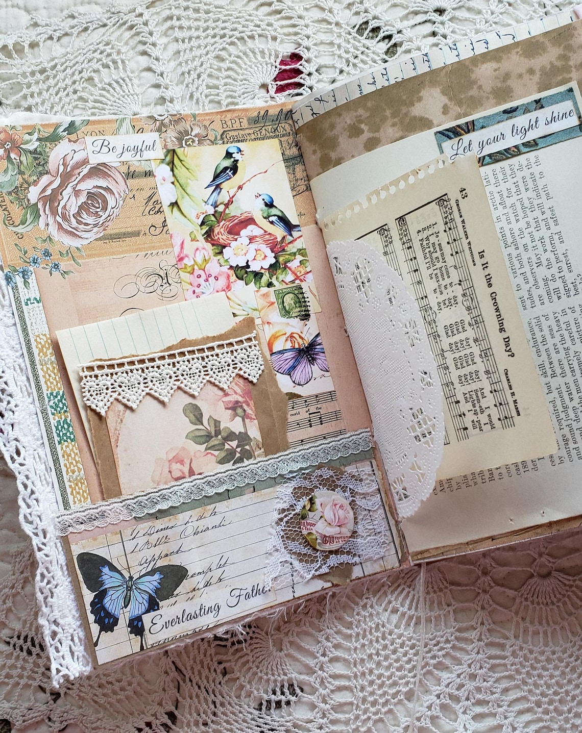 Be Joyful Prayer Junk Journal - Etsy
