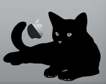 Cat sticker A5 size for MacBook Pro/MacBook Air/ Laptop/ Tablet decal