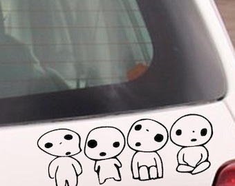 Kodama Forest Tree Spirits Decals – Princess Mononoke Vinyl Stickers