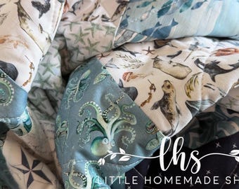 Under the sea baby quilt