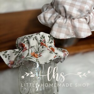 Mason Jar Topper - 1 Topper- Reversible - Sourdough Starter Cover - Etsy