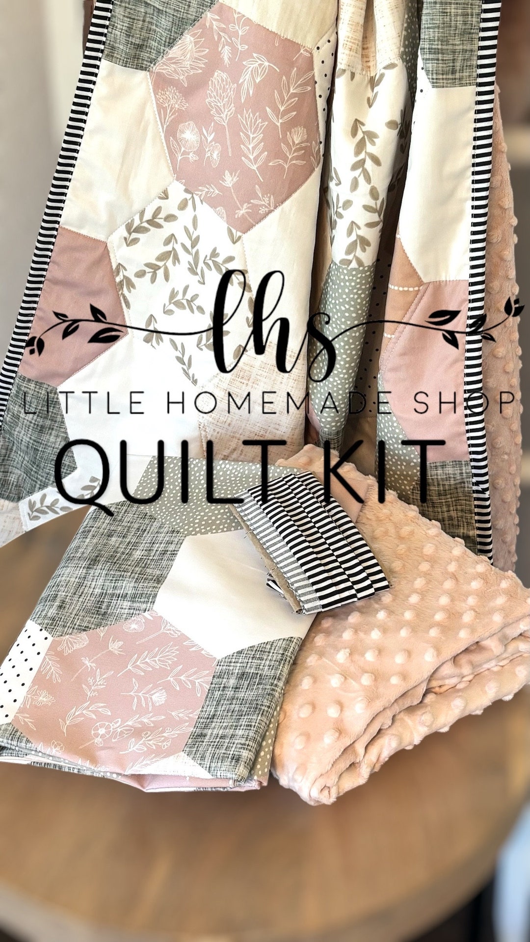 Quilt Kit for Beginners / Wholecloth Quilt - Etsy