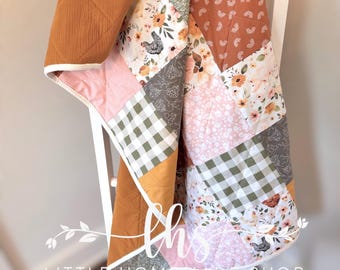 Custom listing with minky