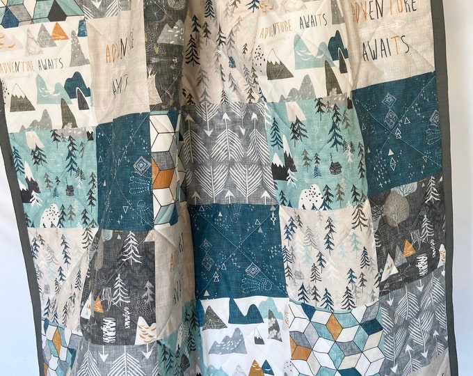 Summer Solstice Quilt Kit by Alderwood Studio Mountain Range Etsy