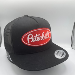 Peterbilt Diesel Trucker Hat Cap Flat Bill brodé pour homme Hat Casquette de baseball Gorra
