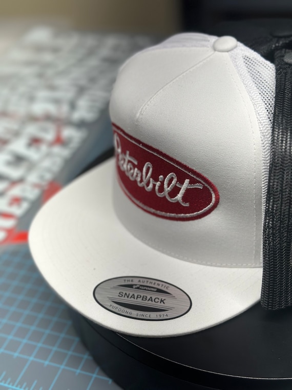 Peterbilt Diesel Trucker Hat Cap Flat Bill Embroidered for Mens Hat Baseball Cap Gorra