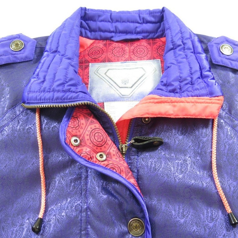 Vintage 80s Retro Skiing Ski Jacket Womens 4 Medium Kaelin Puffy Skiing H18P/_2-1/_Puffy