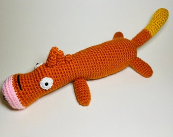 CROCHET PATTERN - Futurama Spice Weasel - Gift Toy - Instant PDF Download