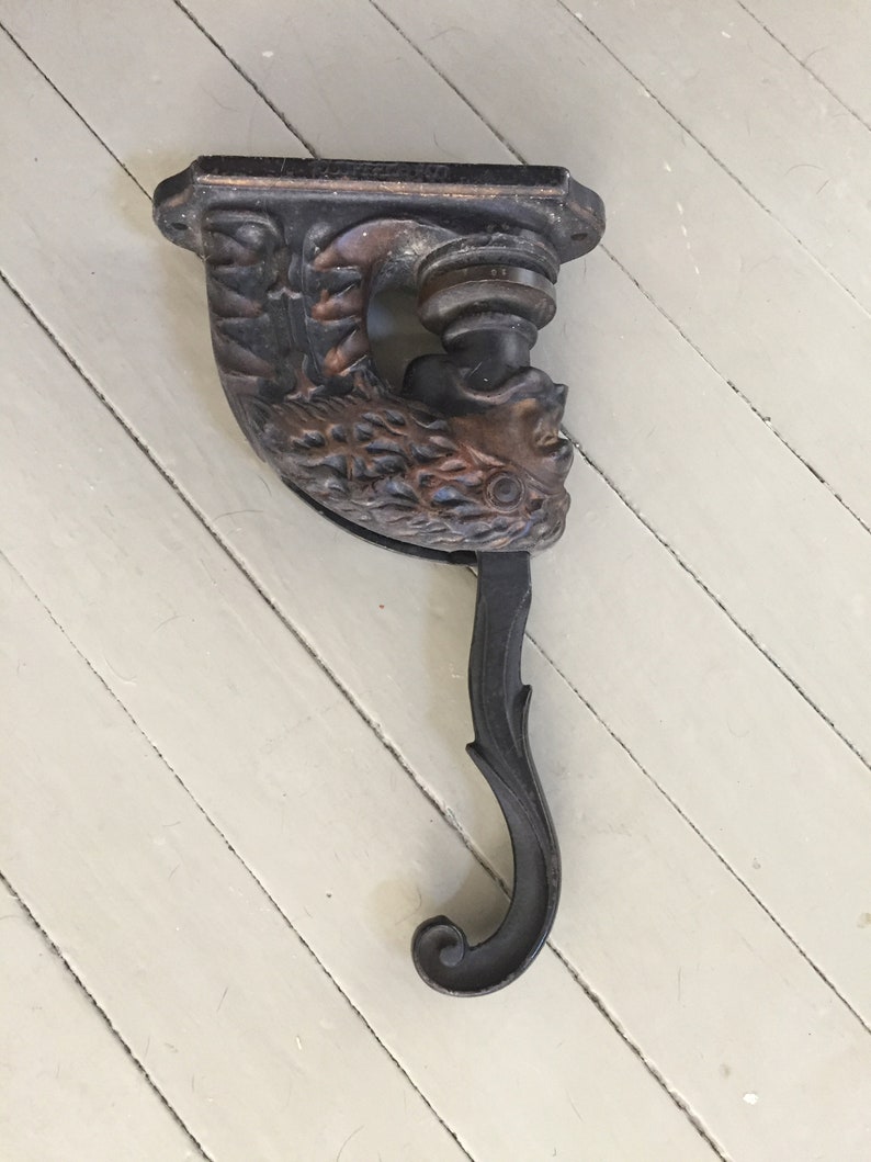 Antique Cast Iron Door Stop Etsy