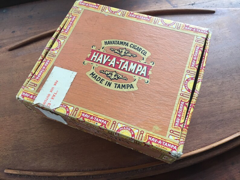 HavATampa New Jewels vintage Cigar Box Etsy