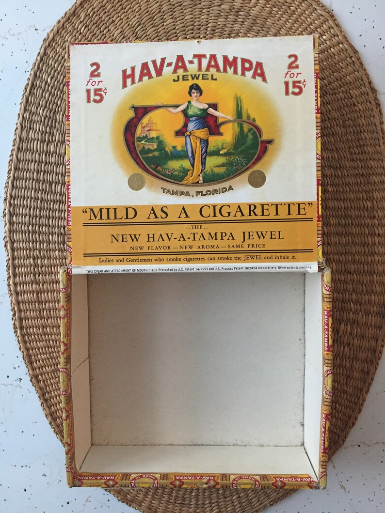 HavATampa New Jewels vintage Cigar Box Etsy