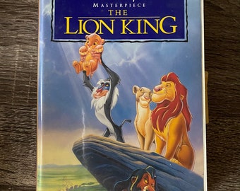 The Lion King Vhs Etsy Canada