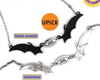 Collier aile de dragon Quatrième aile sous licence officielle | Cadeau Basgiath War College UPICK