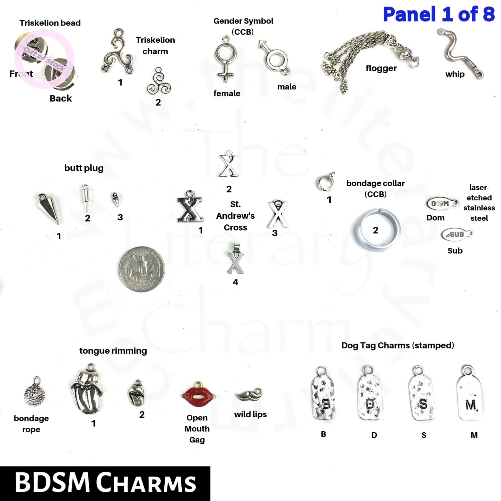 BDSM Charms, Bdsm Collar Choker, Bdsm Toys, Bdsm Jewelry, Bondage  Submissive Dominatrix Favors, Kink Restraints, Gag Gear, Triskelion Symbol  - Etsy Sweden