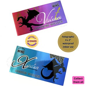 FOURTH WING Stickers, Violet Sorrengail, Xaden Riorson Stickers,  Basgiath War College Dragon Rider, Bookish Vinyl Stickers, Licensed Merch