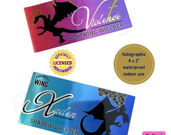 FOURTH WING Stickers, Violet Sorrengail, Xaden Riorson Stickers,  Basgiath War College Dragon Rider, Bookish Vinyl Stickers, Licensed Merch