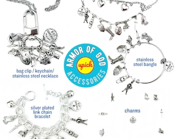 Armour of God armband of sleutelhanger | Efeziërs 6 Bijbelvers christelijk cadeau