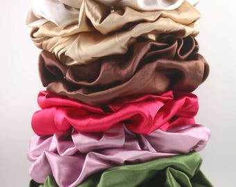 SPIRALOCKS® First ever Bendable wire Scrunchie original design by Spiralocks® Choose colour satin 50cm. Made in Gunu supporting families.