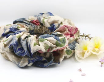 SPIRALOCKS® First ever Bendable wire Scrunchie original design by Spiralocks® BOTANICAL 50cm. Made in Gunu supporting families.