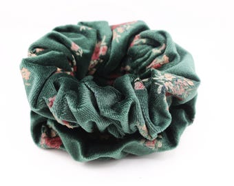 SPIRALOCKS® First ever Bendable wire Scrunchie original design by Spiralocks® VERBENA velvet 50cm. Made in Gunu supporting families.