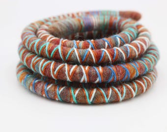 SPIRALOCKS® The ORIGINAL bendable dreadlock tie Felt PERU