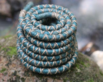 SPIRALOCKS® The ORIGINAL bendable dreadlock tie Felt STREAM