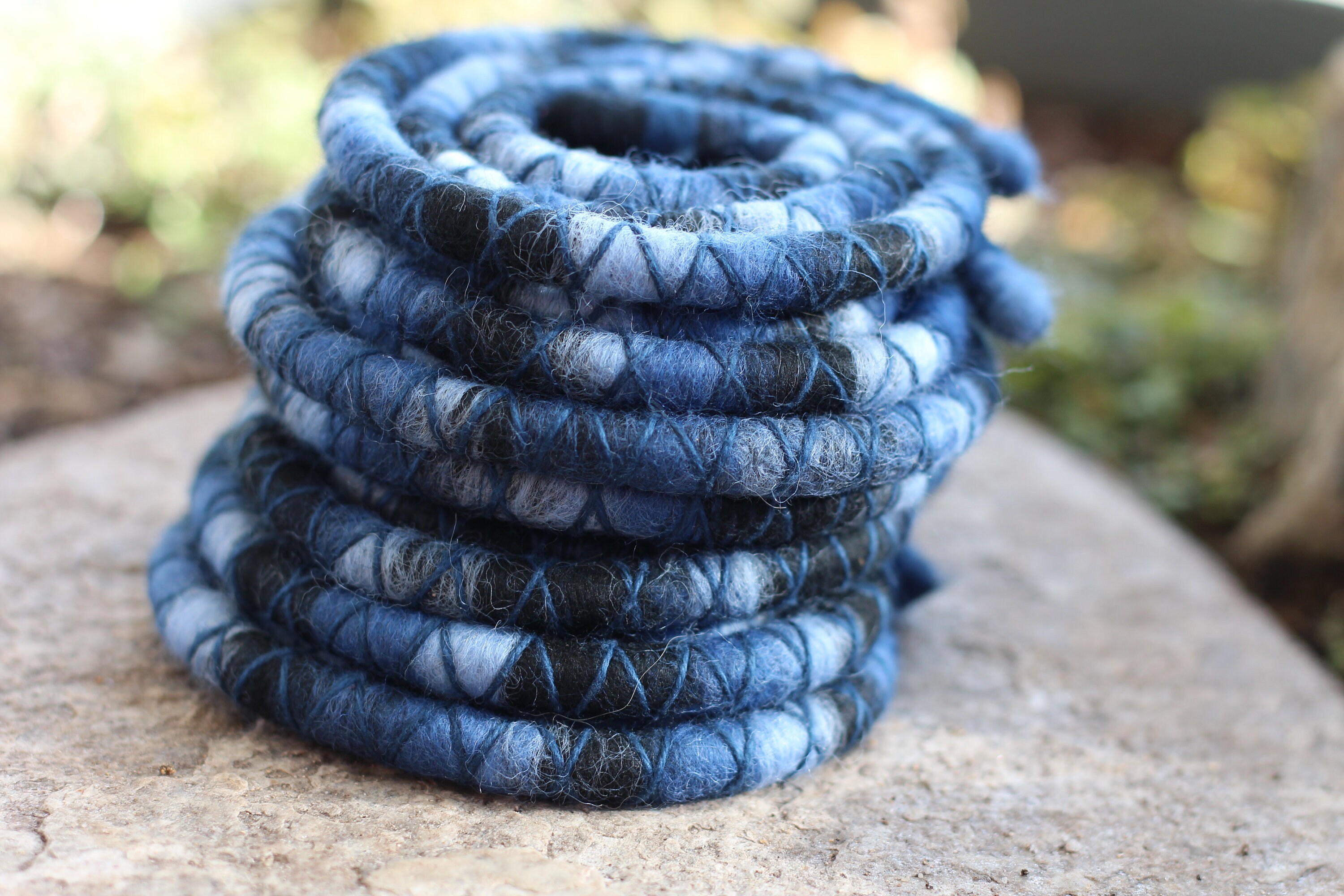Dark Storm - custom length felt Spiralock - the Original bendable dre…