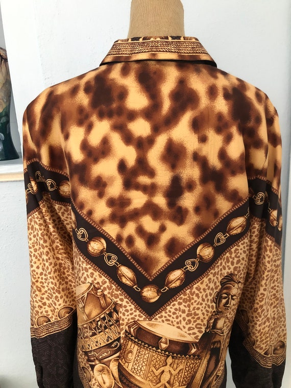 Escada Multi Print Accented with Leopard Print - … - image 5