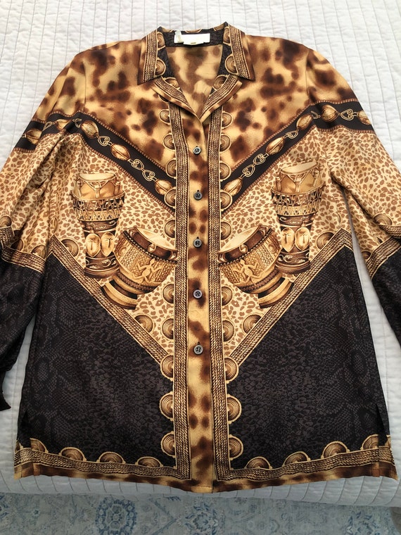 Escada Multi Print Accented with Leopard Print - … - image 9