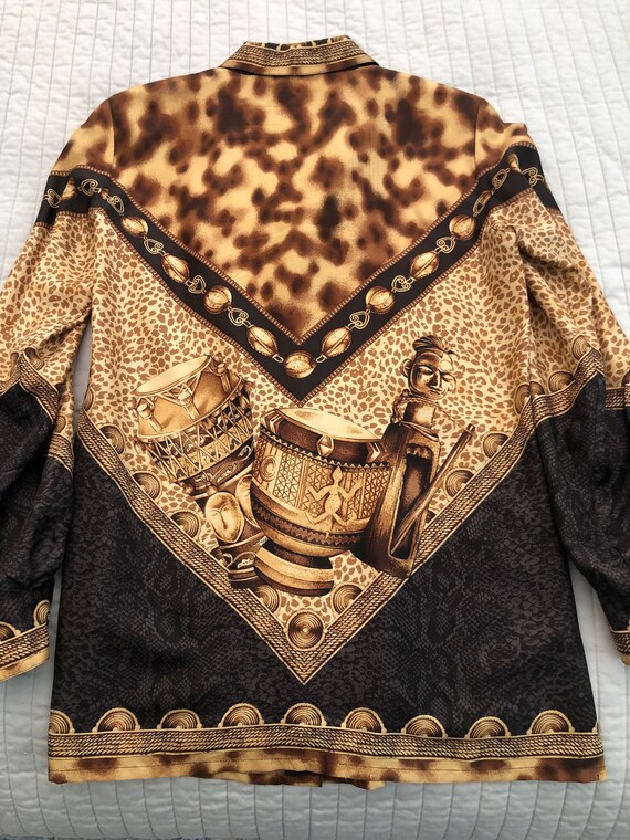 Escada Multi Print Accented with Leopard Print - … - image 8