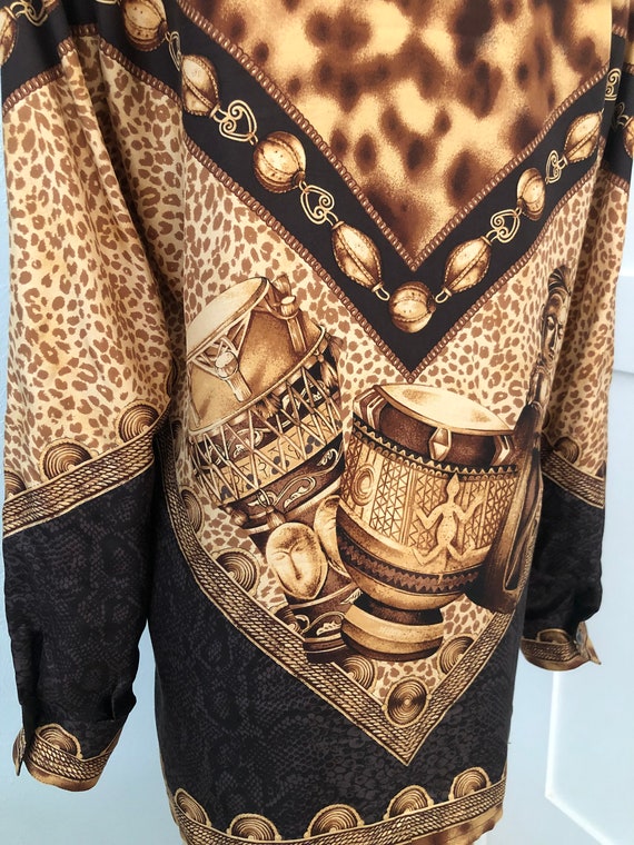 Escada Multi Print Accented with Leopard Print - … - image 6